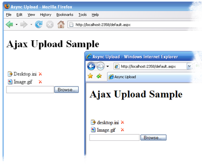 Screenshot for AjaxUpload